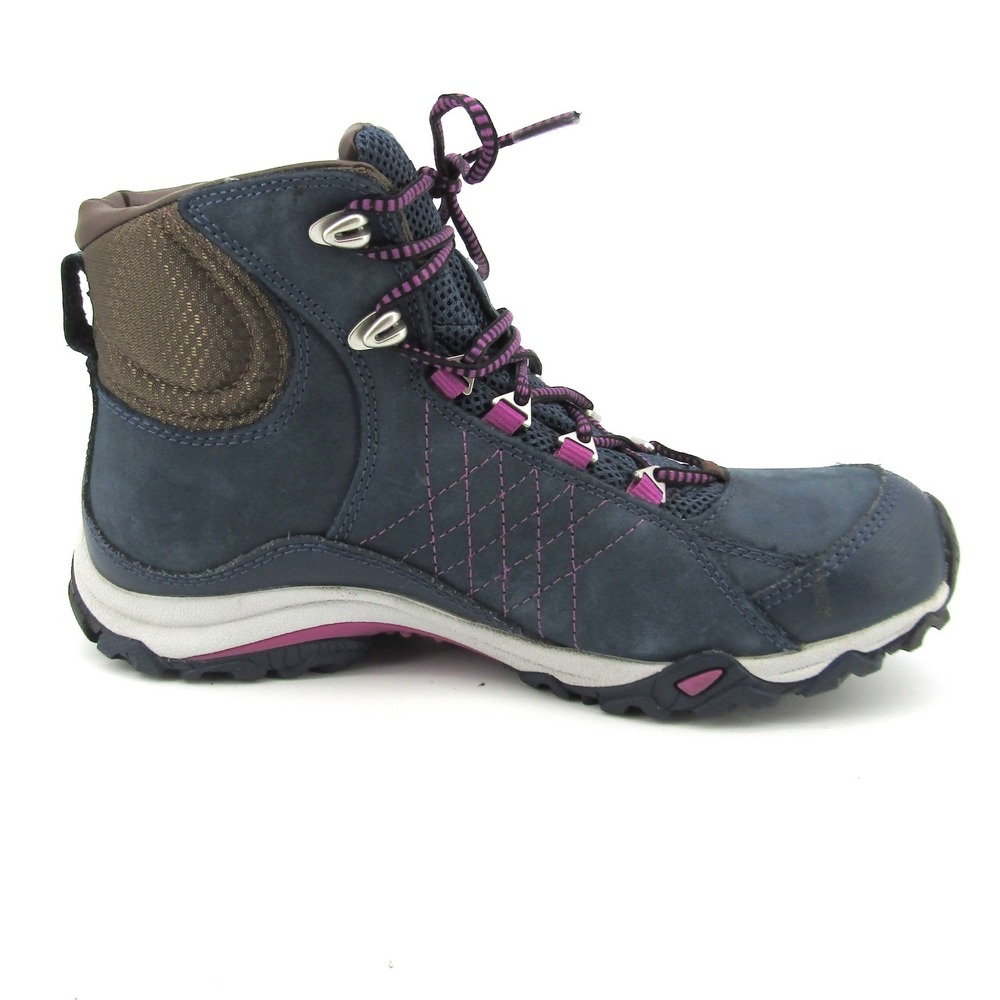 Oboz Sapphire Mid B-Dry Waterproof Hiking Boots Womens 7.5 Navy Blue Purple - Picture 3 of 9